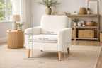 Velnora™ Cloud Bouclé Accent Chair