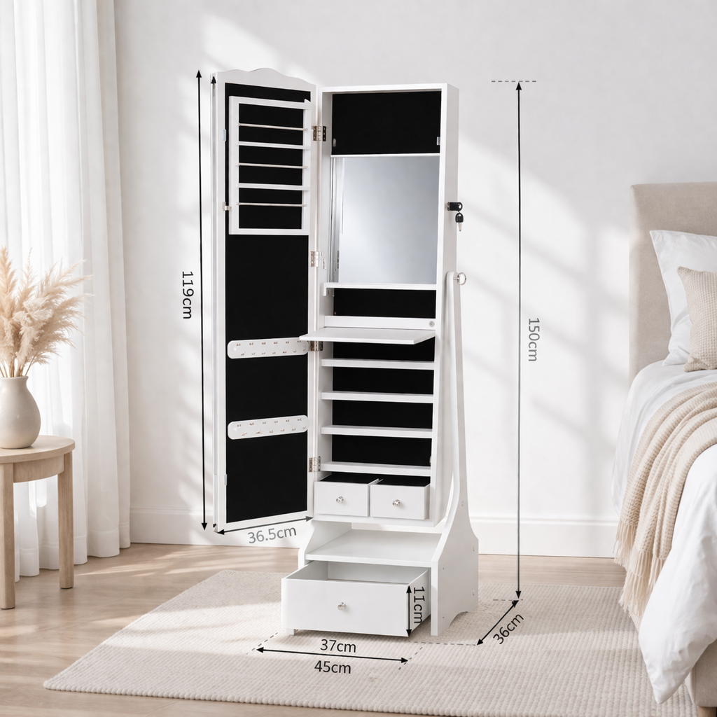 Velnora Jewellery Mirror Cabinet