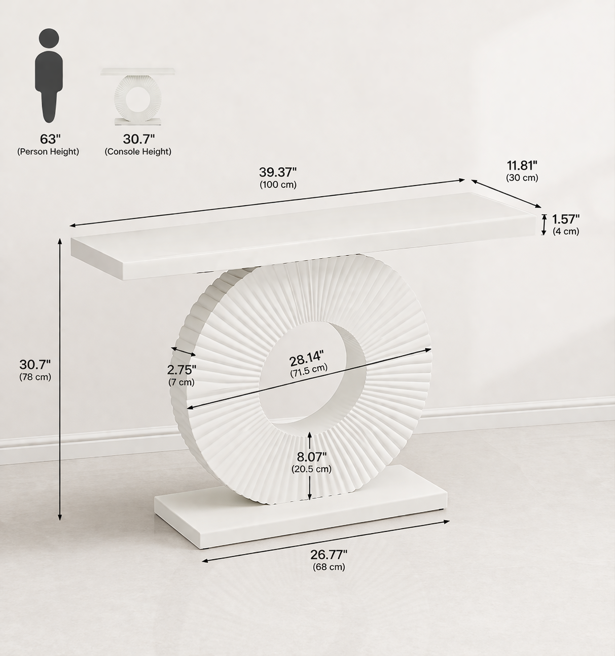 Velnora Solara Console Table