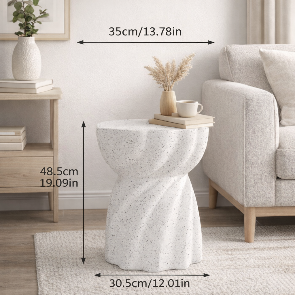 Velnora Drape Side Table